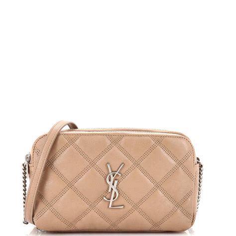 Yves Saint Laurent Becky double zip crossbody bag 